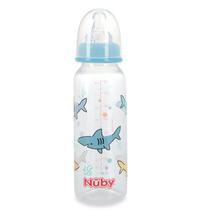 Mamadeira Anticólica Menino 3m+ Nuby 240ml - Nuby Baby Mamadeira Anticólica Menino 3m+ Nuby 240ml - Nuby Baby