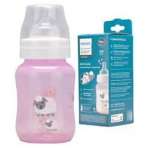 Mamadeira Anticólica Ovelha Rosa 260ml Avent SCY121/05