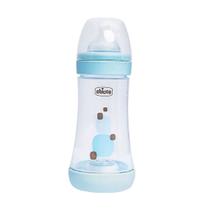 Mamadeira Anticólica Perfect5 Intuiflow 240ml Fluxo Médio Azul Chicco