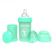Mamadeira Anticólica Prime Baby Twistshake 180ml Bico 0 Meses Pote para Armazenar Leite Sem BPA