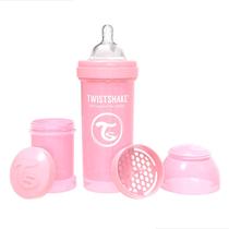 Mamadeira Anticólica Prime Baby Twistshake 260ml Bico 2 Meses Pote para Armazenar Leite BPA Free