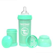 Mamadeira Anticólica Prime Baby Twistshake 260ml Bico 2 Meses Pote para Armazenar Leite BPA Free