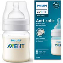 Mamadeira Anticólica Transparente 125ml Avent SCY100/01
