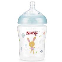 Mamadeira anticólicas Nuby verde água 270ml