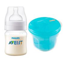 Mamadeira Avent Anti Colica 125ml Com Dosador De Leite Em Pó