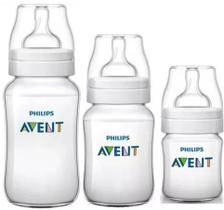 Mamadeira Avent Anti Colica Antivazamento 125 + 260 + 330Ml