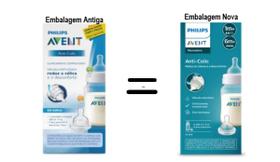 Mamadeira Avent Clássica Anti-colic 260ml + Bico N4 Extra