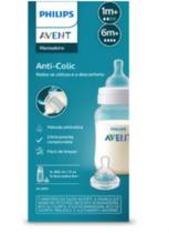 Mamadeira Avent Clássica Anti-colic 260ml + Bico N4 Extra