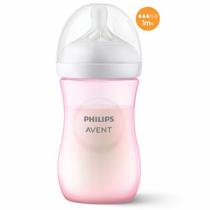 Mamadeira Avent Pétala 3.0 Rosa Fluxo 1m+ 260ml Mamadeira Avent Pétala 3.0 Rosa Fluxo 1m+ 260ml