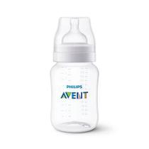 Mamadeira Avent Transparente Anticólica 260 ml Anti Cólica 1 Unidade Luxo