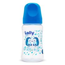Mamadeira Azul Big Zoo Lolly Kinddy Silicone R 330ml