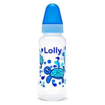 Mamadeira Azul Oceano Silicone R Lolly Kinddy 250ml