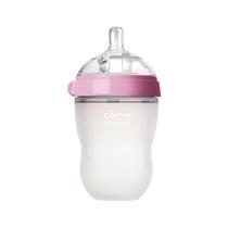 Mamadeira Baby Bottle Comotomo Rosa 250ml Silicone +3m