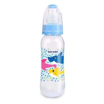 Mamadeira Baby Shark Azul 240ml BabyGo Premium Livre BPA