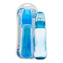 Mamadeira Bebê Aquarela 250ml Kuka Bico de Silicone Tam.2