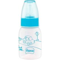 Mamadeira Bebê Bico Silicone Universal 120mL 0+ Meses Formato Anatômico Graduado Fiona