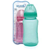 Mamadeira Bebê Kuka Aquarela Big 330ml Bico Achatado