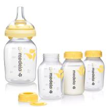 Mamadeira Bico Calma +0meses + Recipiente Leite 150ml 3und Medela Mamadeira Bico Calma +0meses + Recipiente Leite 150ml 3und Medela