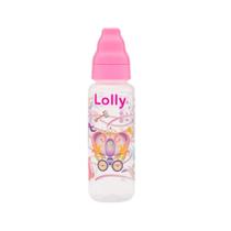 Mamadeira Bico De Siliecone 240Ml Tip Color Rosa - Lolly