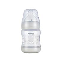 Mamadeira Bico Silicone Antivazamento 150ml Elegance Plus 0m+ Cinza Kuka