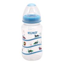 Mamadeira Big Kuka Bico Redondo Natural 330ML Azul 1511