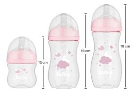 Mamadeira Buba Easy Flow Kit C/3 Nuvem 120ml 270ml 330ml Rosa Nuvem Mamadeira Buba Easy Flow Kit C/3 Nuvem 120ml 270ml 330ml Rosa Nuvem