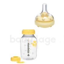 Mamadeira Calma Medela 150ml frasco bico Bebê controla o fluxo Medela 1 un
