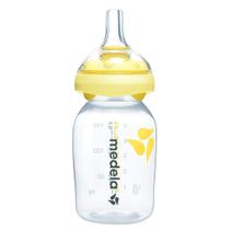 Mamadeira Calma Medela 150ml simula a sucção no seio da mãe Bebê controla o fluxo Medela