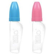 Mamadeira Chuquinha Bebê Silicone 0 - 3 meses 50ml Azul Rosa