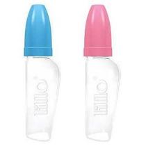 Mamadeira Chuquinha Lillo Lisa 50ml Bico Silicone Azul Rosa