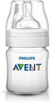Mamadeira Clássica Transparente Anti Cólica 125 ml - Philips Avent
