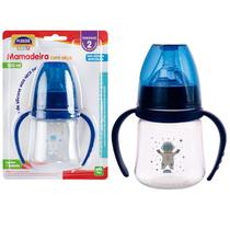 Mamadeira Com Alça Bico Redondo Em Silicone 150mL Com Sistema Anticólica Plasútil