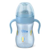 Mamadeira com Alça Super Evolution 240ml Azul - Lillo Mamadeira com Alça Super Evolution 240ml Azul - Lillo