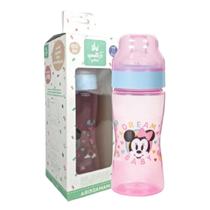 Mamadeira Com Bico Ortodontico Wide Neck 270ml Rosa Minnie Disney