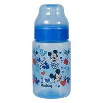 Mamadeira Com Bico Ortodontico Wide Neck 300ml Azul Mickey Disney