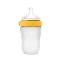 Mamadeira Comotomo Gen 2 240 ml Boca Larga Amarela