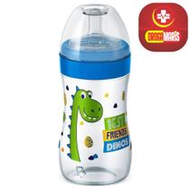 Mamadeira De Bebe Dino Super Evolution 300 Ml Cor Azul Lillo