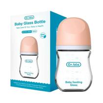 Mamadeira De Vidro Para Bebês Recém-Nascidos 90ML 160ML Livre De BPA Anti-flatulência Para