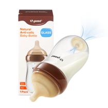 Mamadeira de vidro Thyseed anti-cólica 240 ml 8 onças para recém-nascido Mamadeira de vidro Thyseed anti-cólica 240 ml 8 onças para recém-nascido