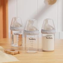 Mamadeira de Vidro YunBaby 180 ml de Borossilicato com Boca Larga Mamadeira de Vidro YunBaby 180 ml de Borossilicato com Boca Larga