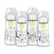 Mamadeira Dr. Brown's Anti-cólica com Bocal Largo 270 ml - Kit com 4