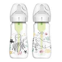 Mamadeira Dr. Brown's Natural Flow Anti-Colic, pacote com 2 unidades de 270 ml