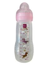Mamadeira Easy Active 330ml 3m+ Mam Rosa Modelo Novo 2022 Sem Caixa Mamadeira Easy Active 330ml 3m+ Mam Rosa Modelo Novo 2022 Sem Caixa