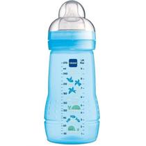 Mamadeira EASY Active Bico 2M+ Azul 270ML MAM Animais Mamadeira EASY Active Bico 2M+ Azul 270ML MAM Animais