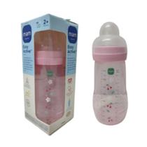 Mamadeira Easy Active MAM +2 Meses - 270ml Cor:Rosa Mamadeira Easy Active MAM +2 Meses - 270ml Cor:Rosa