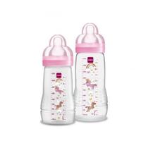 Mamadeira Easy Active Set Rosa - MAM