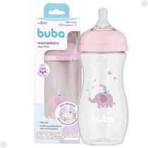 Mamadeira Easy Flow 330ML Elefantinho Rosa BPA free 17251 - Buba Mamadeira Easy Flow 330ML Elefantinho Rosa BPA free 17251 - Buba