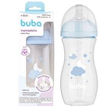Mamadeira Easy Flow Bico em Silicone Utrasoft 330ml Decorada Anticólica +4m - Buba