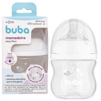 Mamadeira Easy Flow Bico em Silicone Utrasoft Decorada Anticólica 120ml ou 270ml ou 330ml - Buba