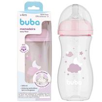 Mamadeira Easy Flow Bico em Silicone Utrasoft Decorada Anticólica 120ml ou 270ml ou 330ml - Buba